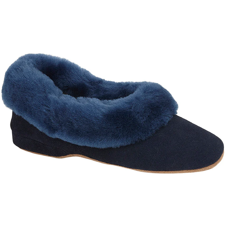 Draper Jane Navy Slippers