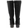 Lotus Jive Black Leather Knee High Boots