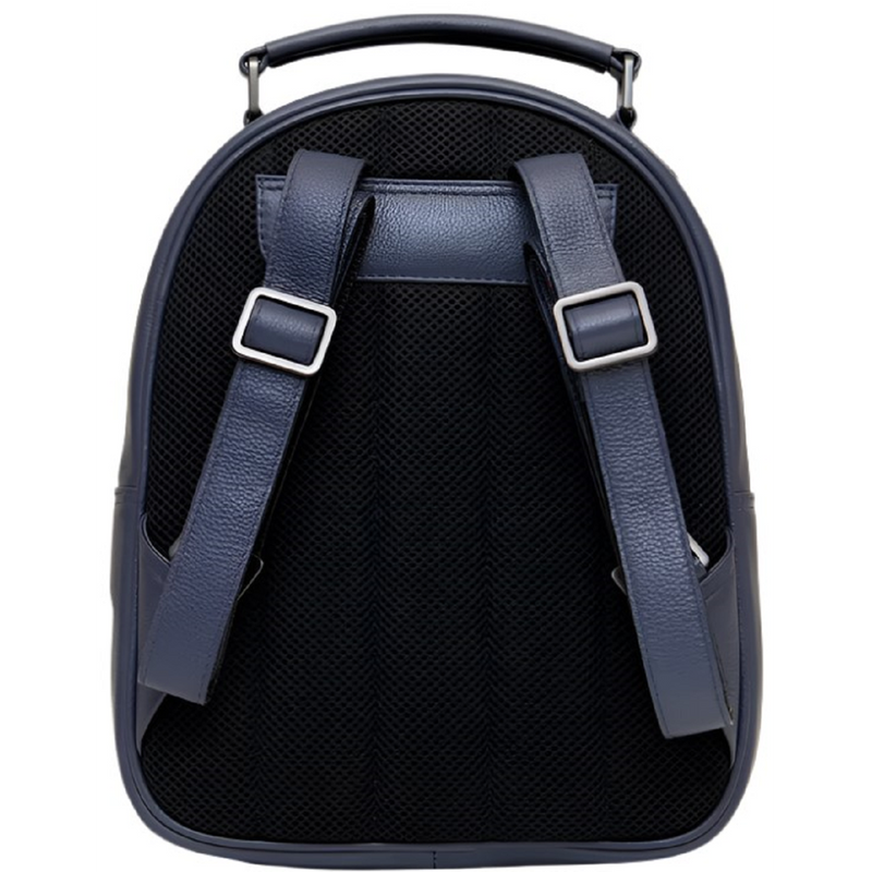 Yoshi Jane Austen Bookworm Navy Leather Backpack