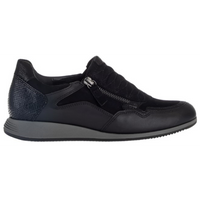 Gabor Janis Black Leather/Suede Shoes