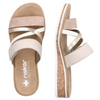 Rieker V3652-94 (Jewels) Altrosa Light Gold Sandals