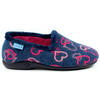 Lunar Jolly Navy Heart Full Slippers