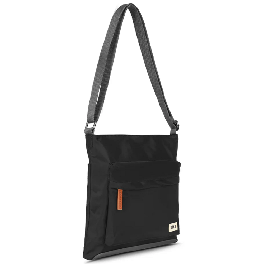 Roka Kennington B Recycled Nylon Black Bag