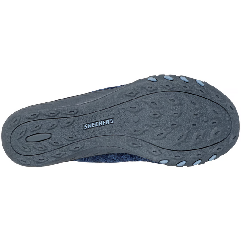 Skechers Breathe Easy – Knitty Waves Navy Trainers
