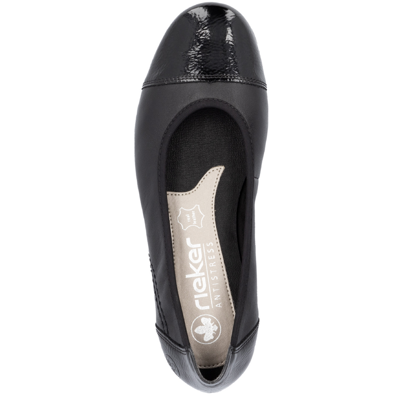 Rieker L9351-00 (Toecap) Black Shoes