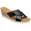 Lotus Liana Black Sandals