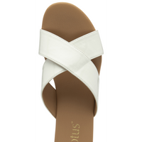 Lotus Liana White Sandals