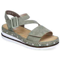 Rieker V7964-52 (Library) Green Sandals