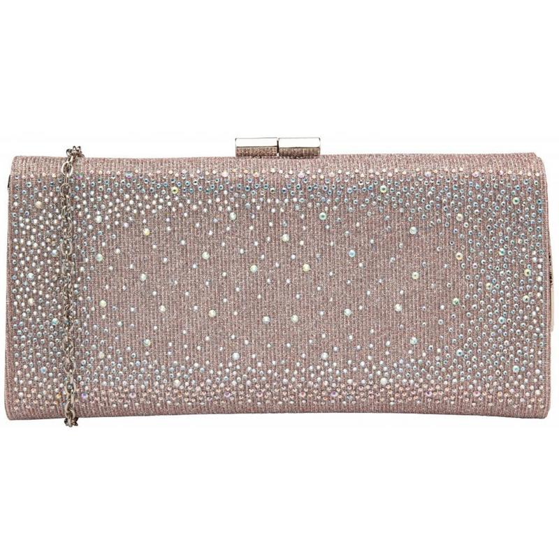 Lotus Chandra Pink Diamante Clutch Bag