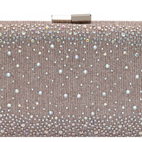 Lotus Chandra Pink Diamante Clutch Bag