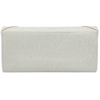 Lotus Esmee Silver Textile Clutch Bag