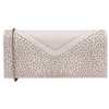 Lotus Esmee Silver Textile Clutch Bag