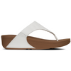 FitFlop Lulu Leather Toe Post Urban White Sandals