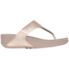 FitFlop Lulu Leather Toe Post Rose Gold Sandals