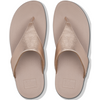 FitFlop Lulu Leather Toe Post Rose Gold Sandals