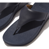 FitFlop Lulu Leather Toe Post Deepest Blue Sandals