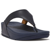 FitFlop Lulu Leather Toe Post Deepest Blue Sandals