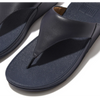 FitFlop Lulu Leather Toe Post Deepest Blue Sandals