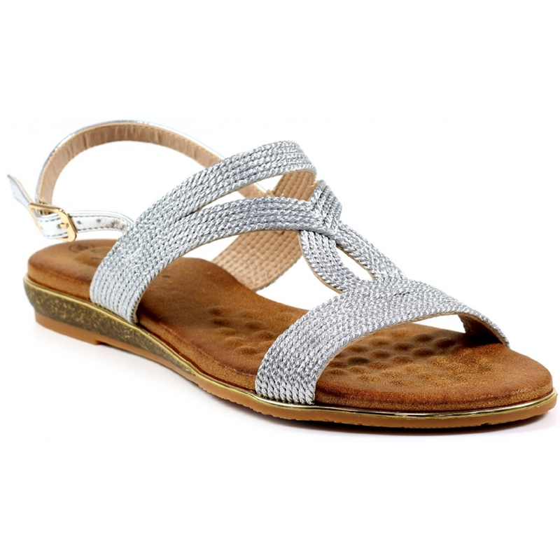 Lunar Lisia Silver Sandals