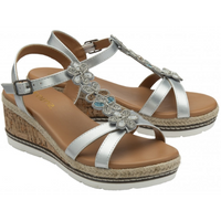 Lotus Letica Silver Sandals