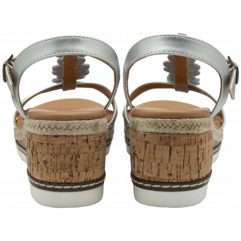Lotus Letica Silver Sandals