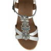 Lotus Letica Silver Sandals