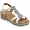 Lotus Letica White Sandals