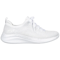 Skechers Ultra Flex 3.0-Let's Dance White/Silver Trainers