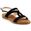 Lunar Lisia Black Sandals