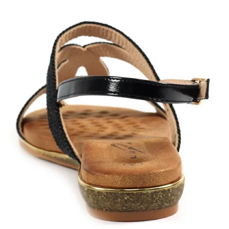 Lunar Lisia Black Sandals