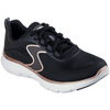 Skechers Flex Appeal 5.0 – Luxe Glow Black/Rosegold Trainers