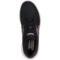 Skechers Flex Appeal 5.0 – Luxe Glow Black/Rosegold Trainers
