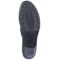 Rieker 57173-03 (Marching) Black Patent Croc Shoes