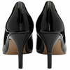 Lotus Meg Black Patent Court Shoes