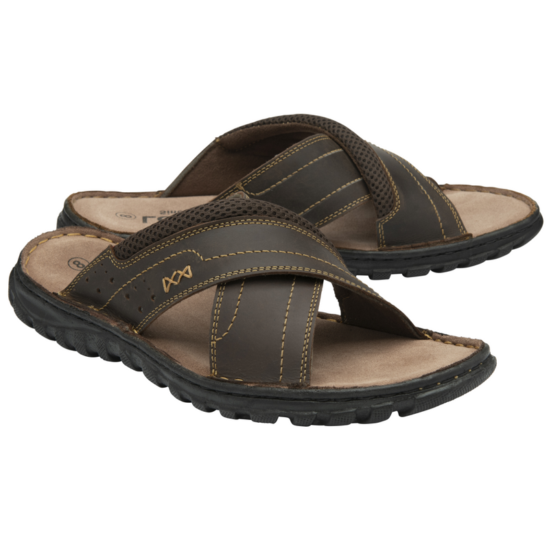 Lotus Mikey Brown Sandals