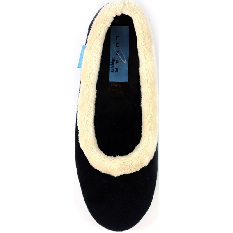 Lunar Mabel II Black Pump Slippers