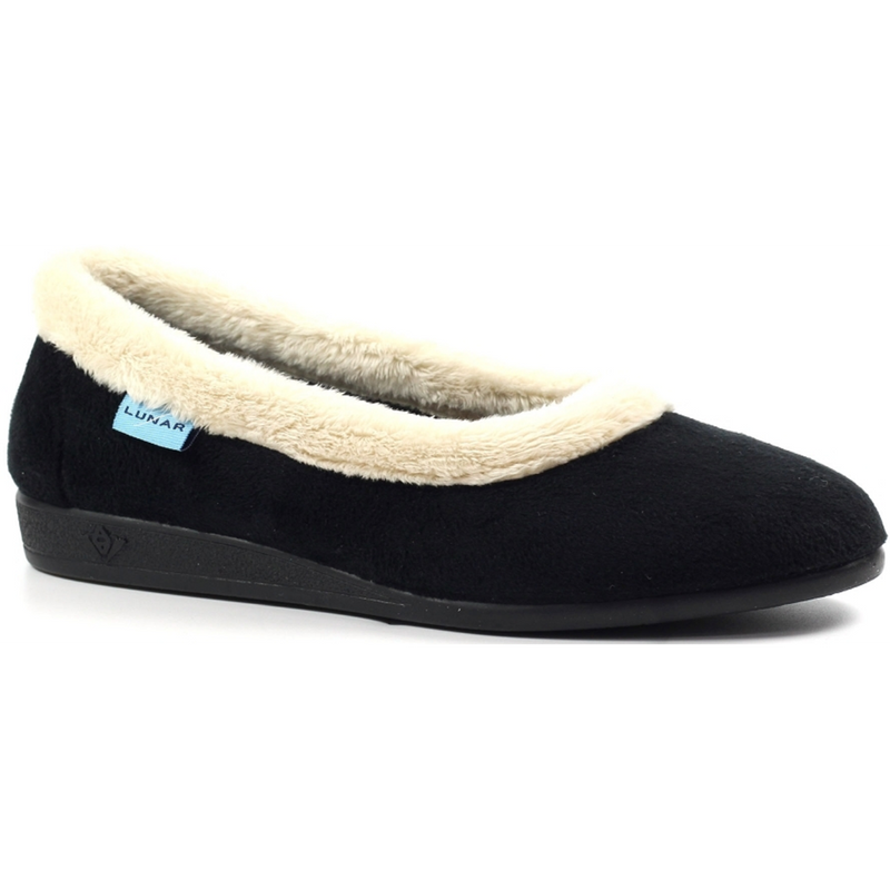 Lunar Mabel II Black Pump Slippers