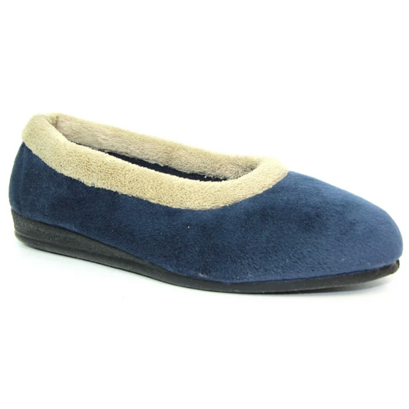 Lunar Mabel Navy Pump Slippers