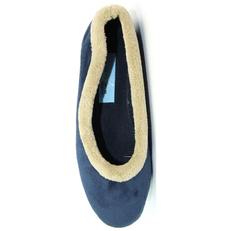 Lunar Mabel Navy Pump Slippers