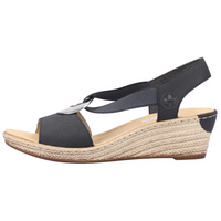 Rieker 624H6-14 (Marie) Pazifik Sandals