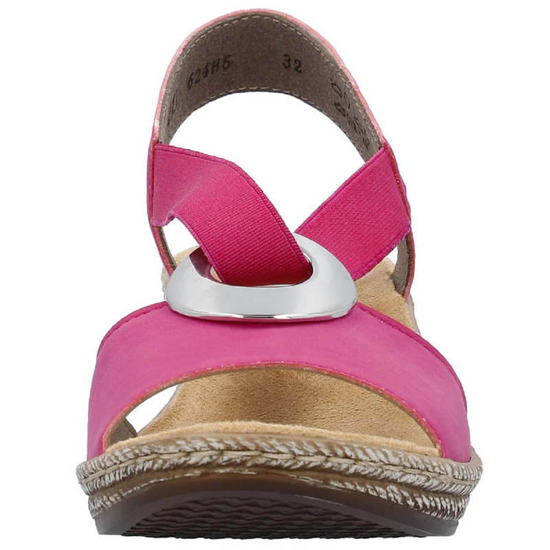 Rieker 624H6-32 (Marie) Fuchsia Sandals