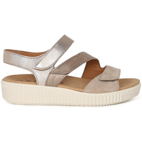 Gabor Ball (Marigold) Taupe Metallic Sandals