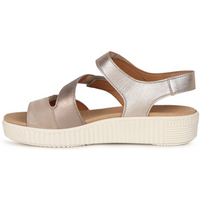Gabor Ball (Marigold) Taupe Metallic Sandals