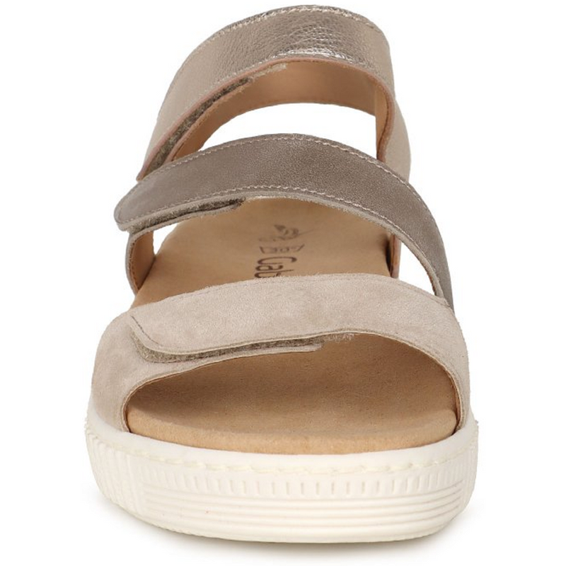 Gabor Ball (Marigold) Taupe Metallic Sandals