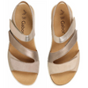 Gabor Ball (Marigold) Taupe Metallic Sandals