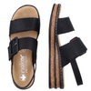 Rieker 62950-00 (Megan) Black Sandals