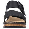 Rieker 62950-00 (Megan) Black Sandals