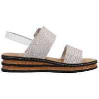 Rieker 62950-80 (Megan) Weiss Sandals