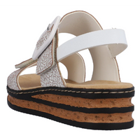 Rieker 62950-80 (Megan) Weiss Sandals