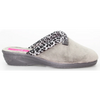 Lunar Michelle Grey Ocelot Trim Slippers